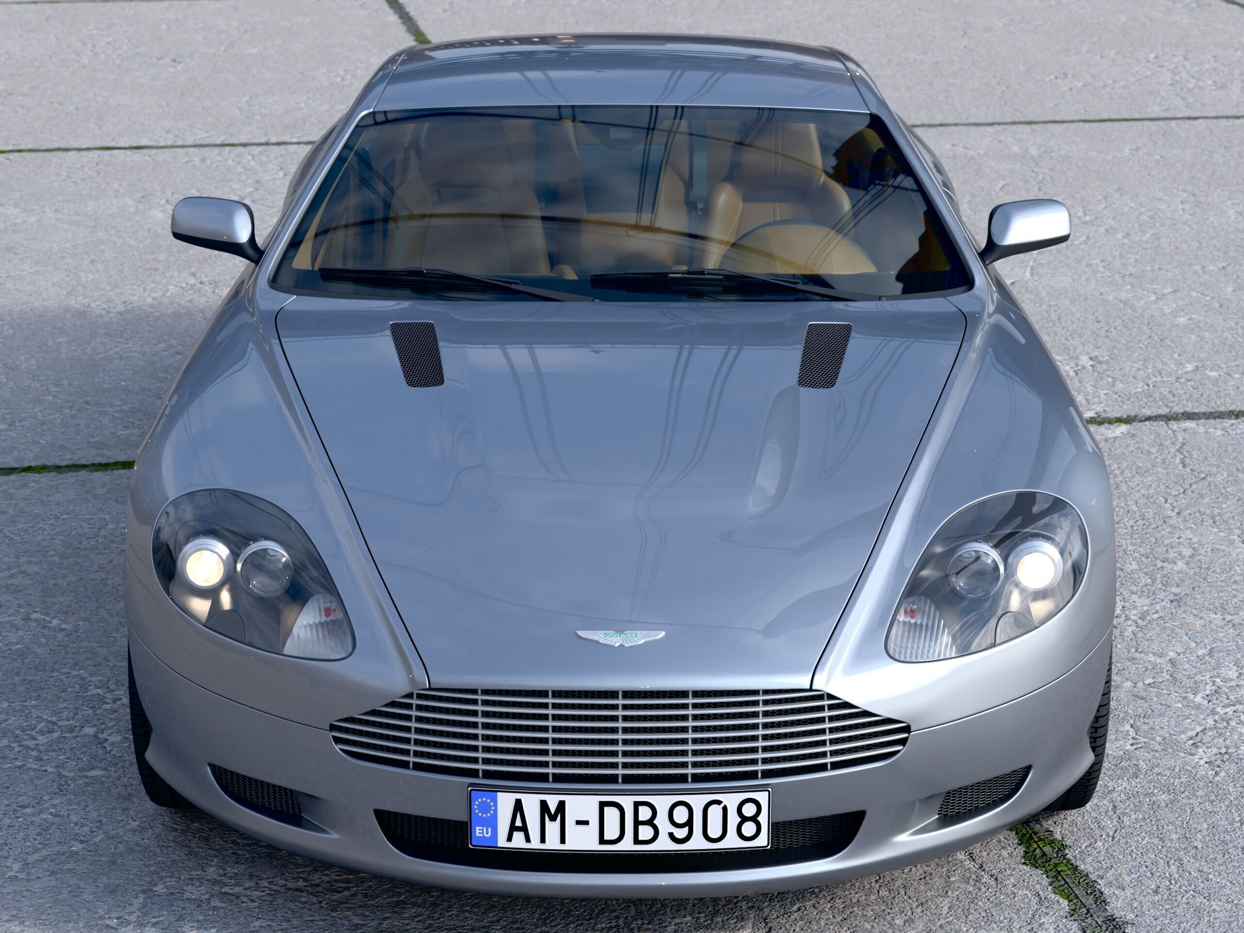 Aston Martin DB9 2008 3D model_2