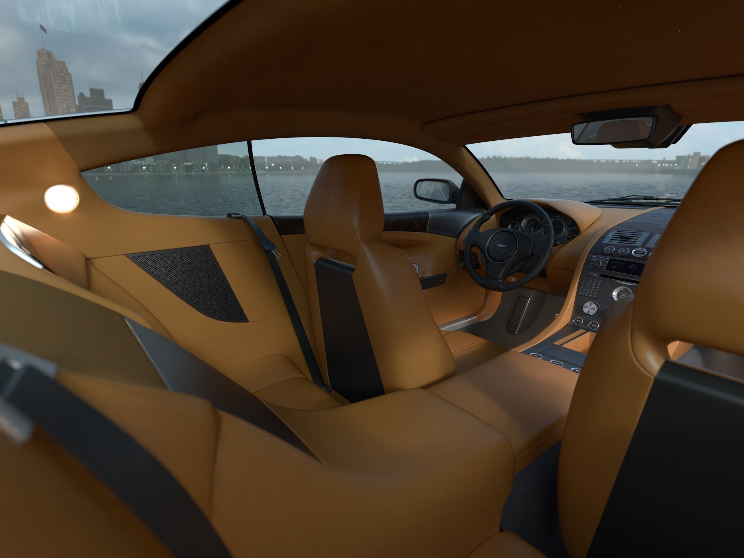 Aston Martin DB9 2008 3D model_11