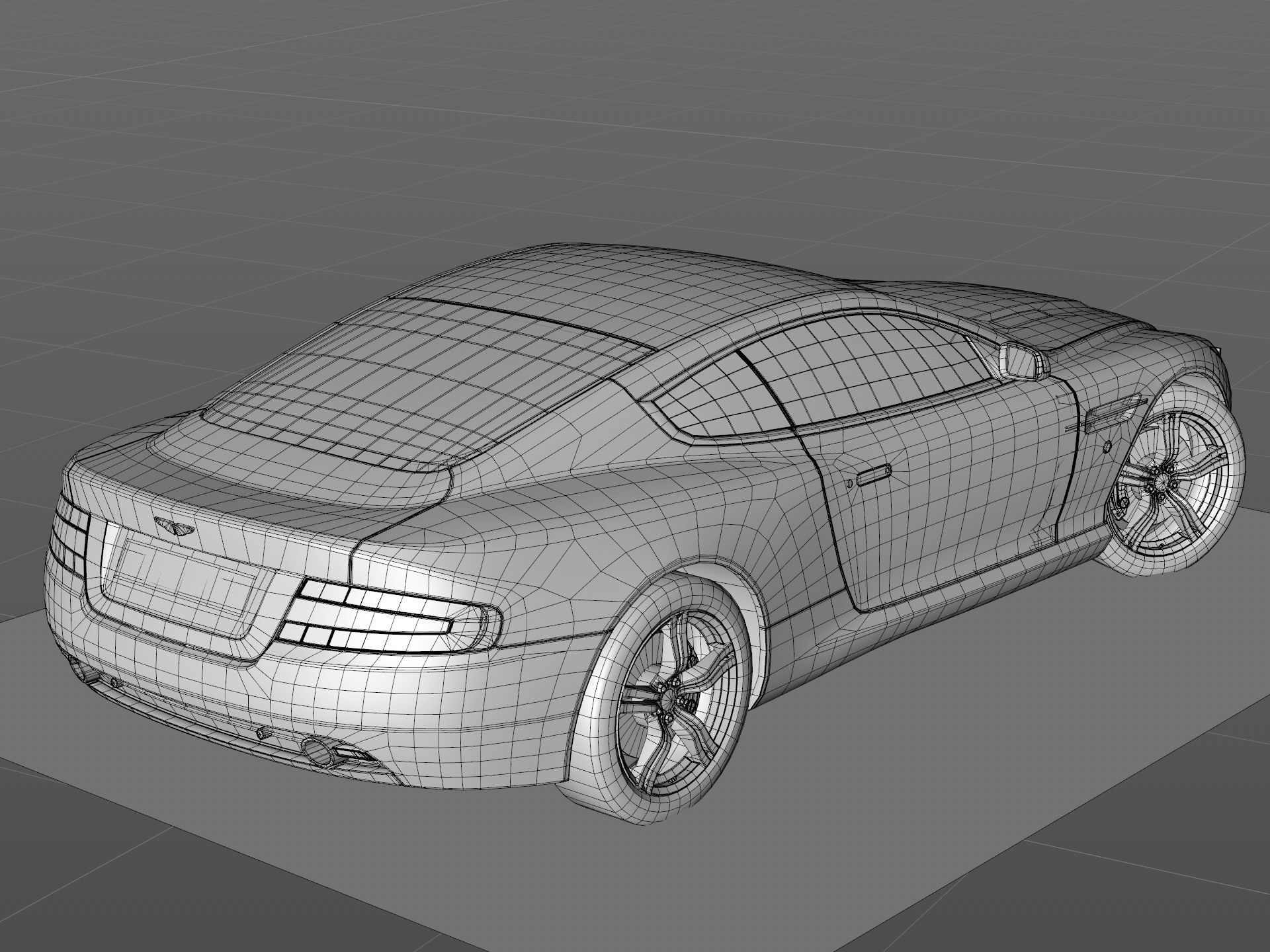 Aston Martin DB9 2008 3D model_14