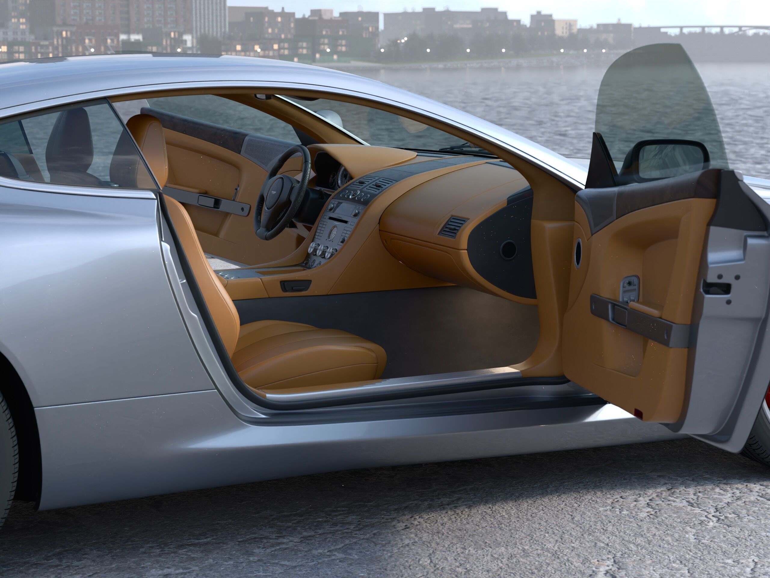 Aston Martin DB9 2008 3D model_7