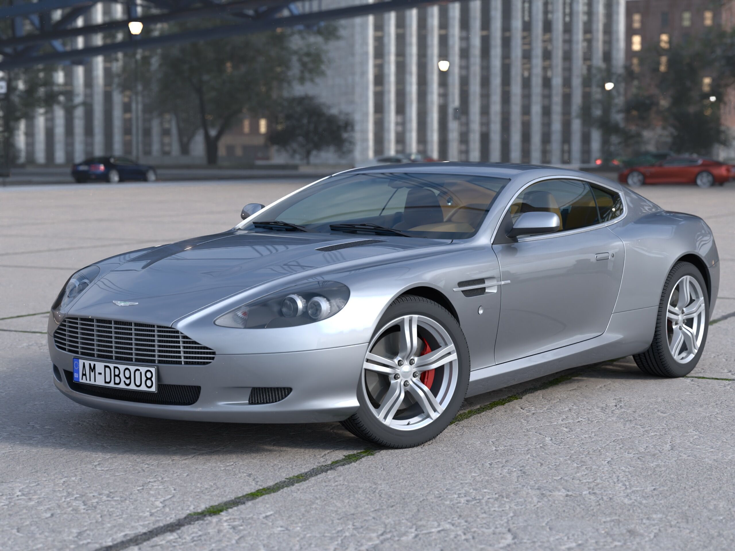 Aston Martin DB9 2008 3D model_5