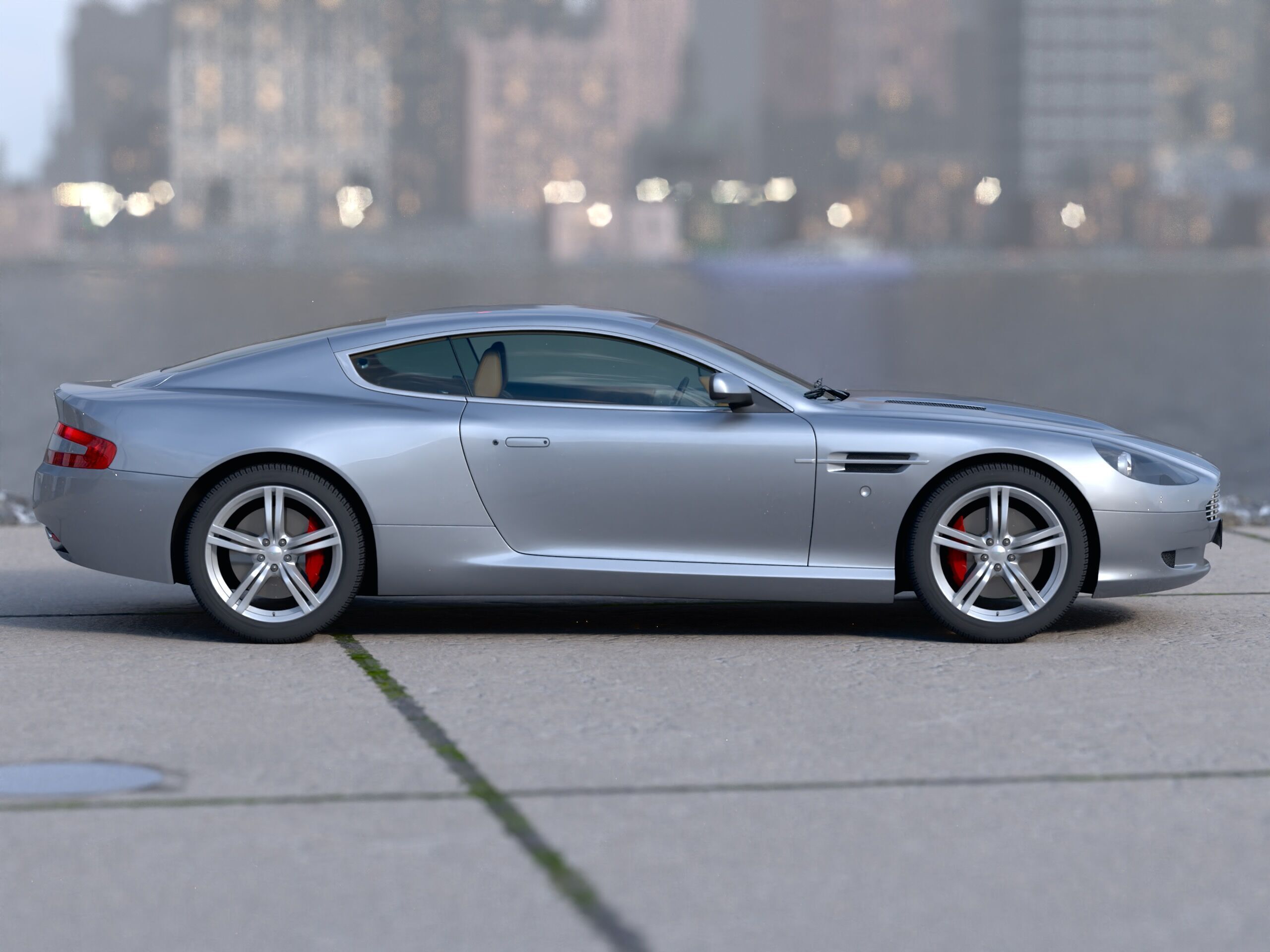 Aston Martin DB9 2008 3D model_3
