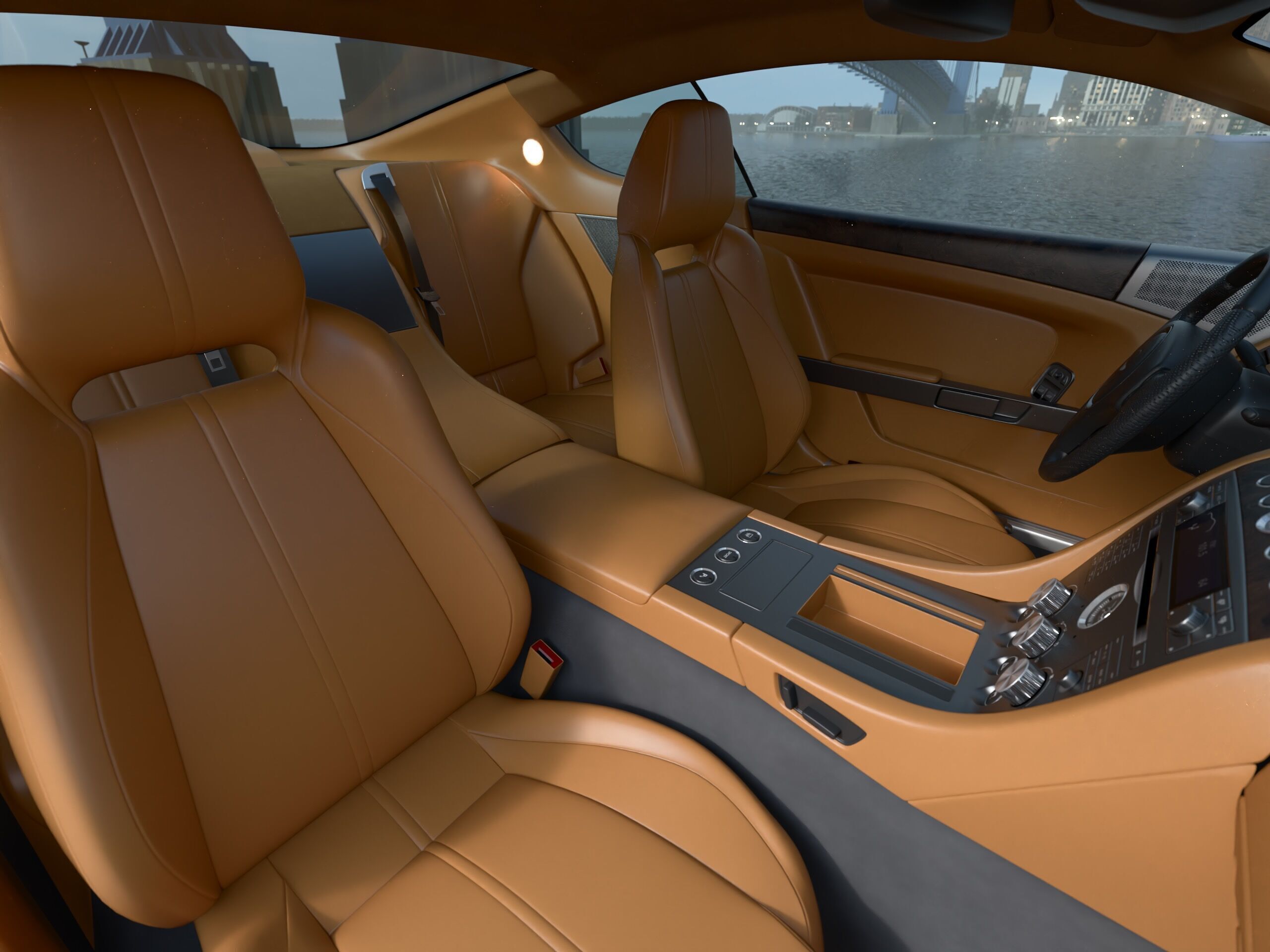 Aston Martin DB9 2008 3D model_10