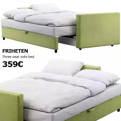 Friheten sofa-bed Ikea 3D model