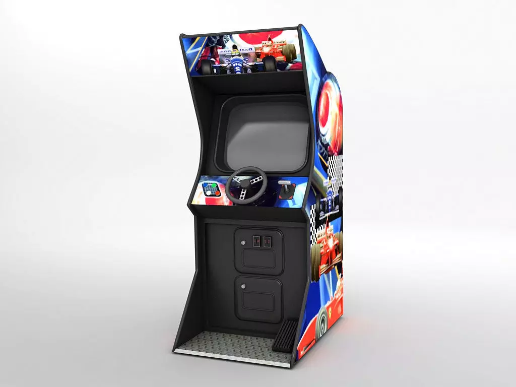 3D model Arcade Video Game Racing VR / AR / low-poly | CGTrader