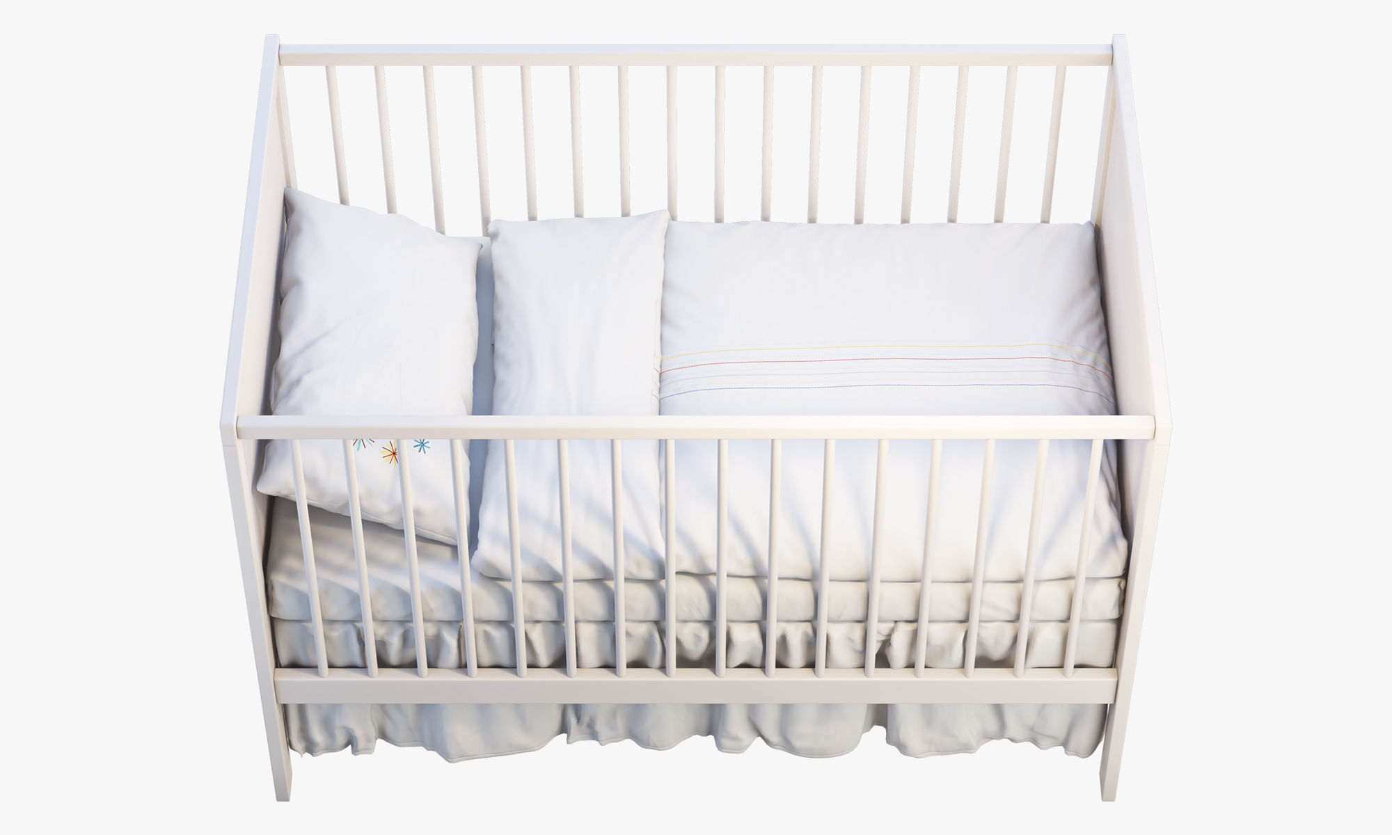 Solgul cot Ikea 3D model_1