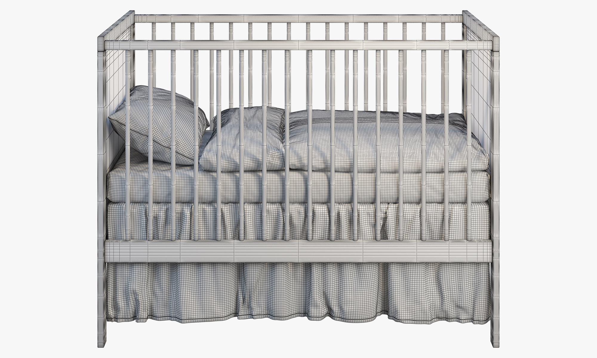 Solgul cot Ikea 3D model_5