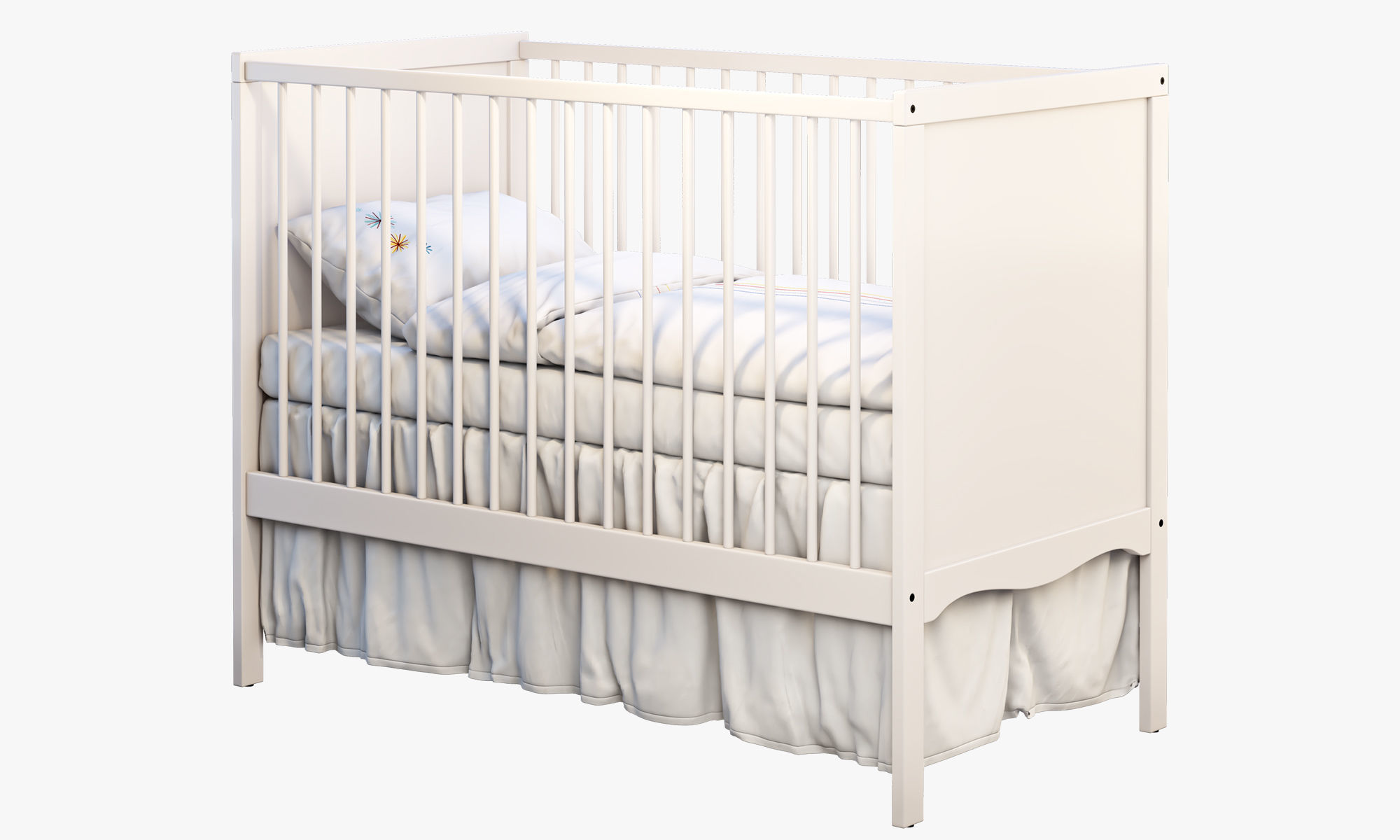 Solgul cot Ikea 3D model_2