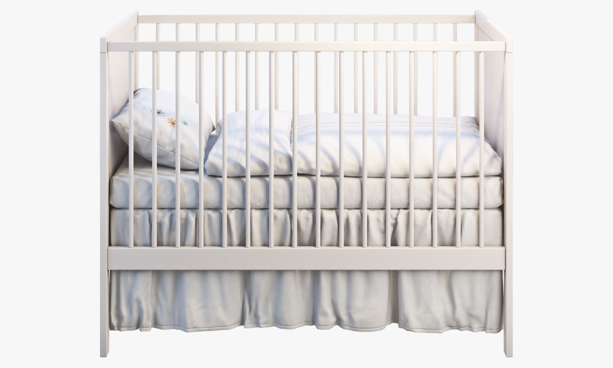 Solgul cot Ikea 3D model_4