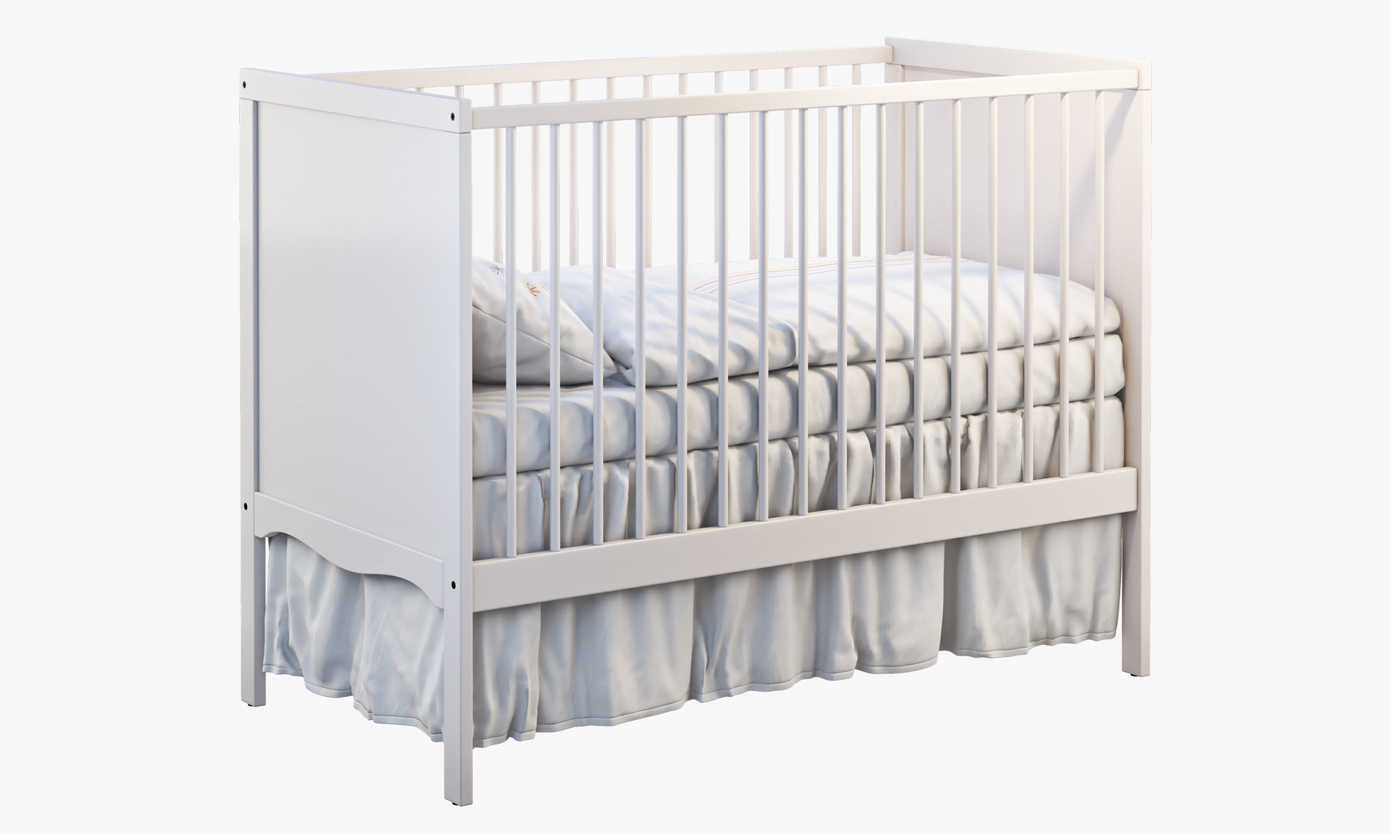 Solgul cot Ikea 3D model_3