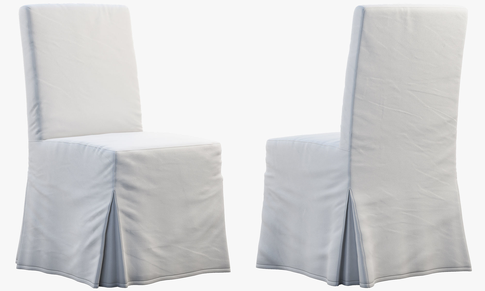 Henriksdal chair Ikea 3D model_1