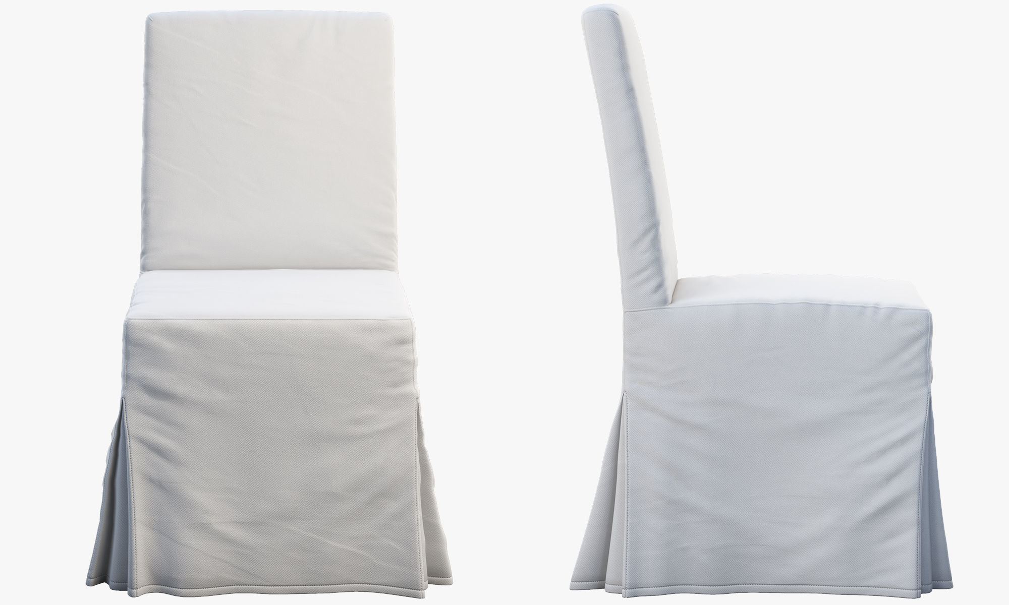 Henriksdal chair Ikea 3D model_2