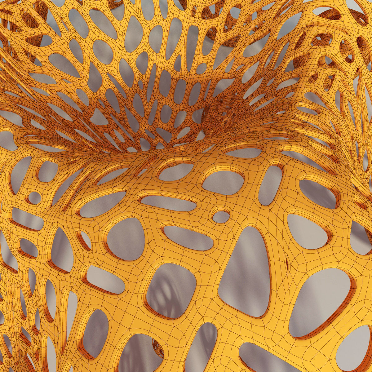 Bionica decor hall 3D model_11