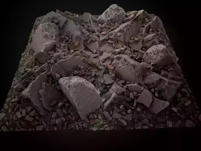 Debris Piles Gameready 