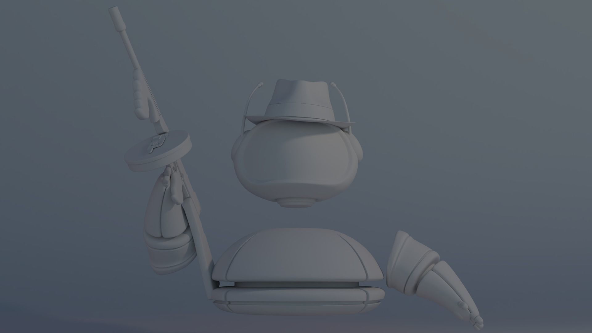 Assistant Droid - Gangster Glitch 3D model_7