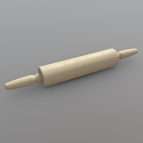 Rolling Pin Low-poly 3D model