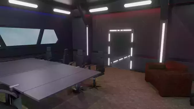 Sci-Fi Conference Room