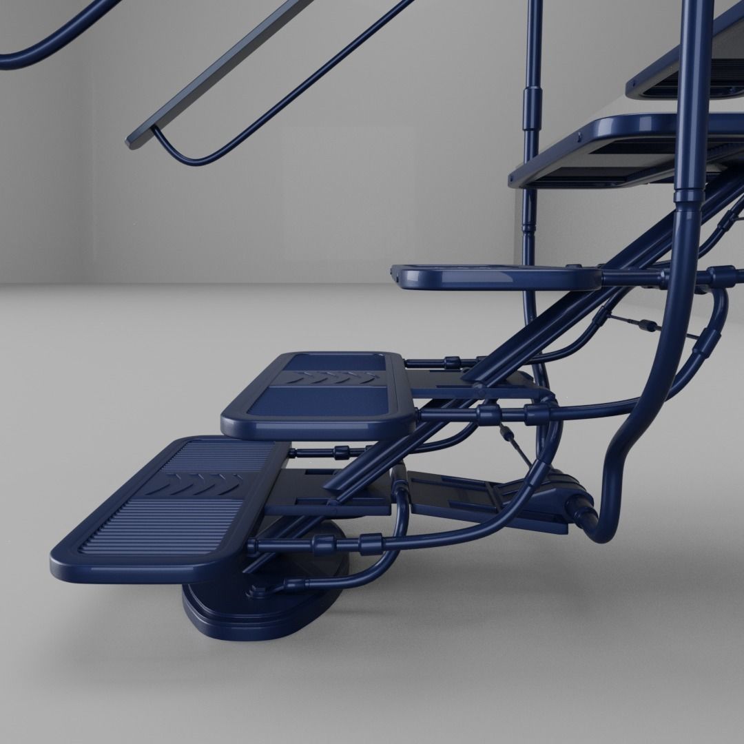 Sci Fi Stairs V1 3D model_9