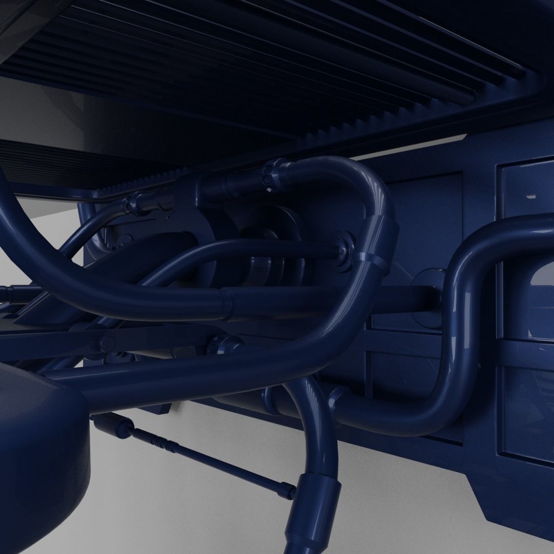 Sci Fi Stairs V1 3D model_8