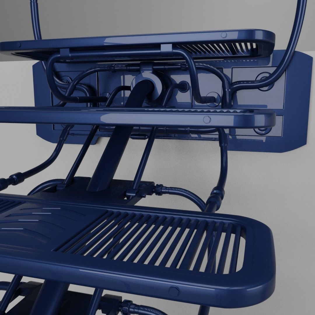 Sci Fi Stairs V1 3D model_10