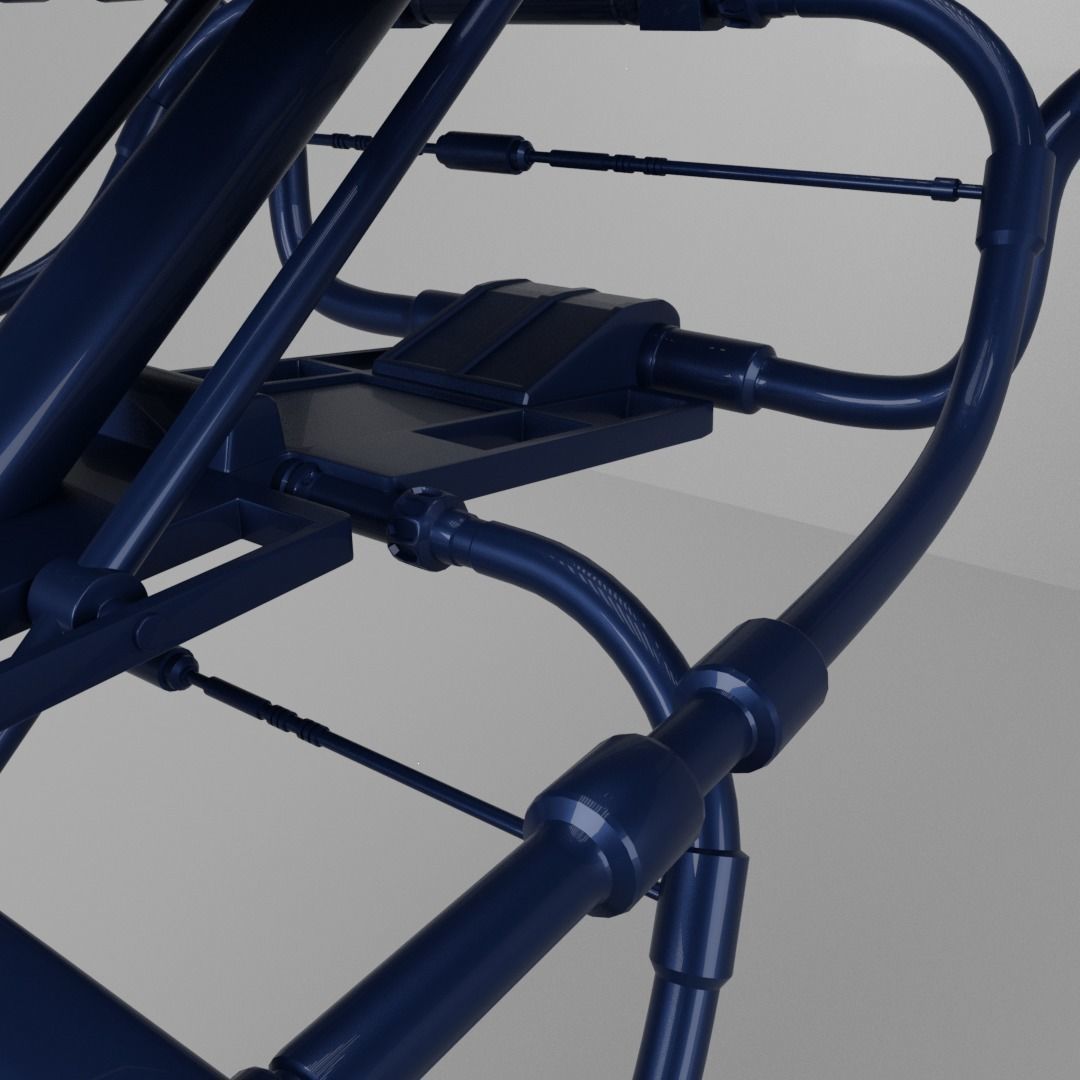 Sci Fi Stairs V1 3D model_6