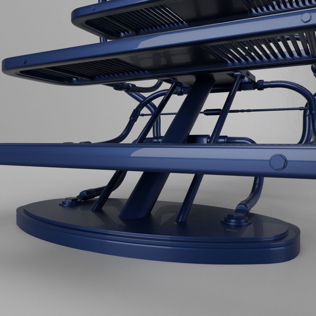 Sci Fi Stairs V1 3D model_3