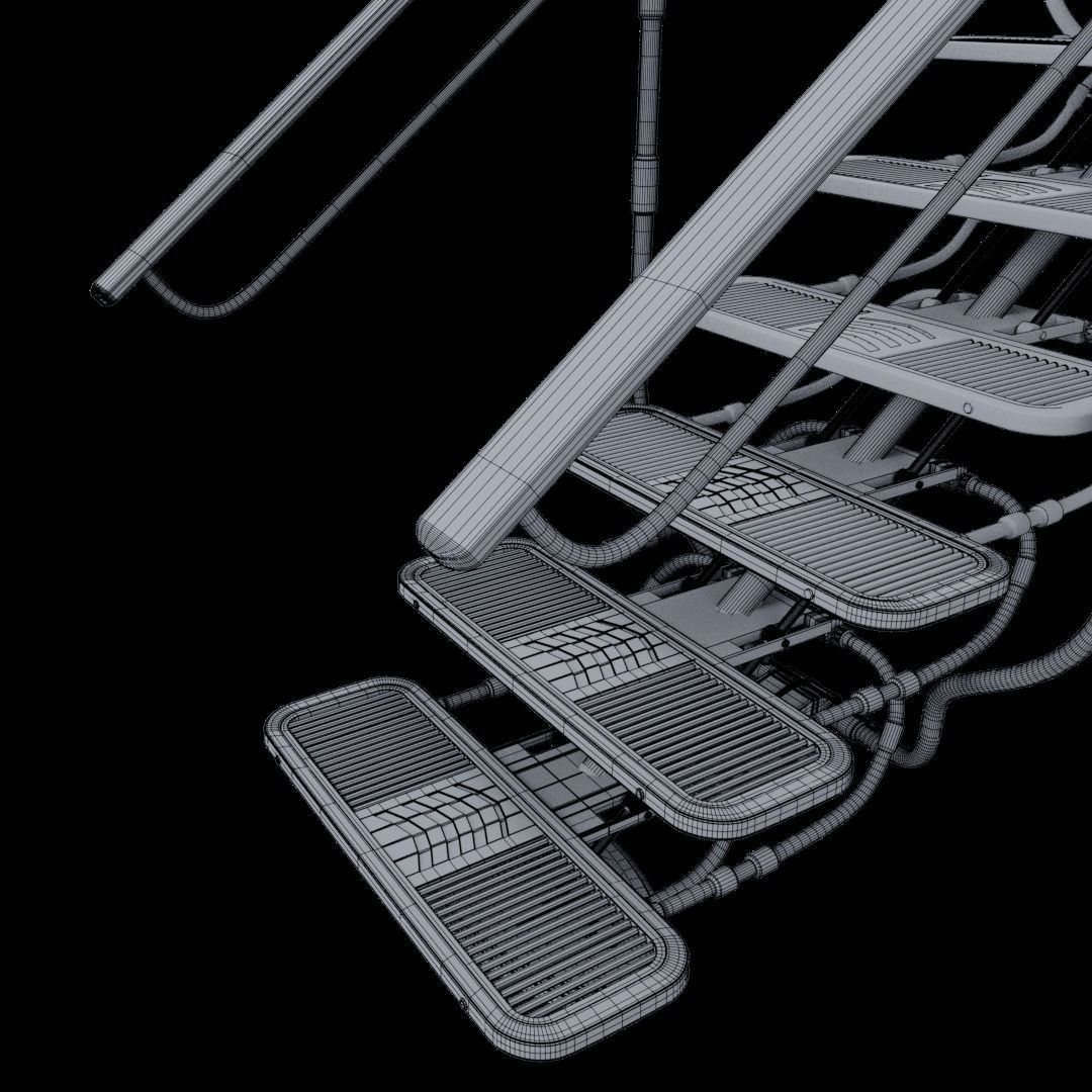 Sci Fi Stairs V1 3D model_11
