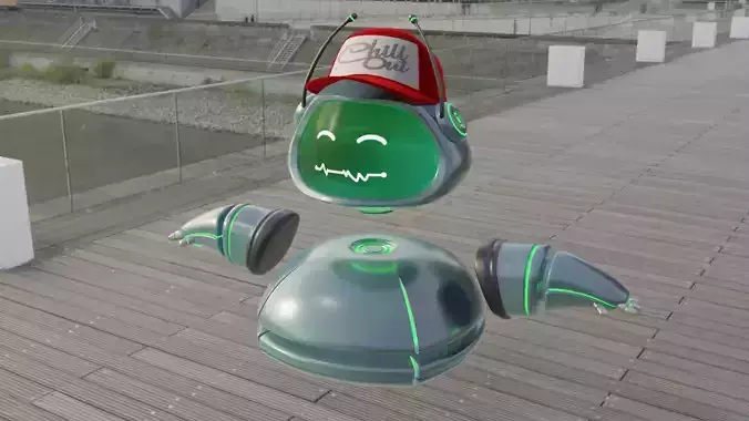 Assistant Droid 3D model
