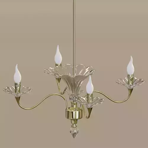 Floral Tulip Chandelier