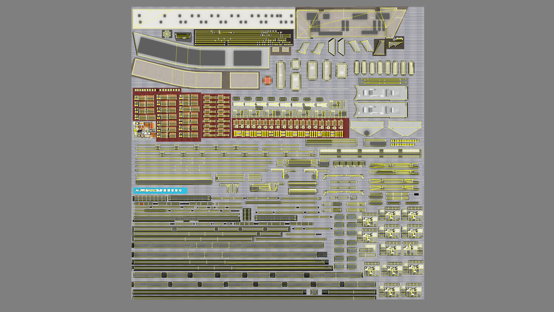 Airport Terminal ESSA Terminal5 Stockholm Arlanda Airport Low-poly 3D model_18