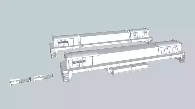 GE MATE HO and N Scale 3D Printable 3D print model