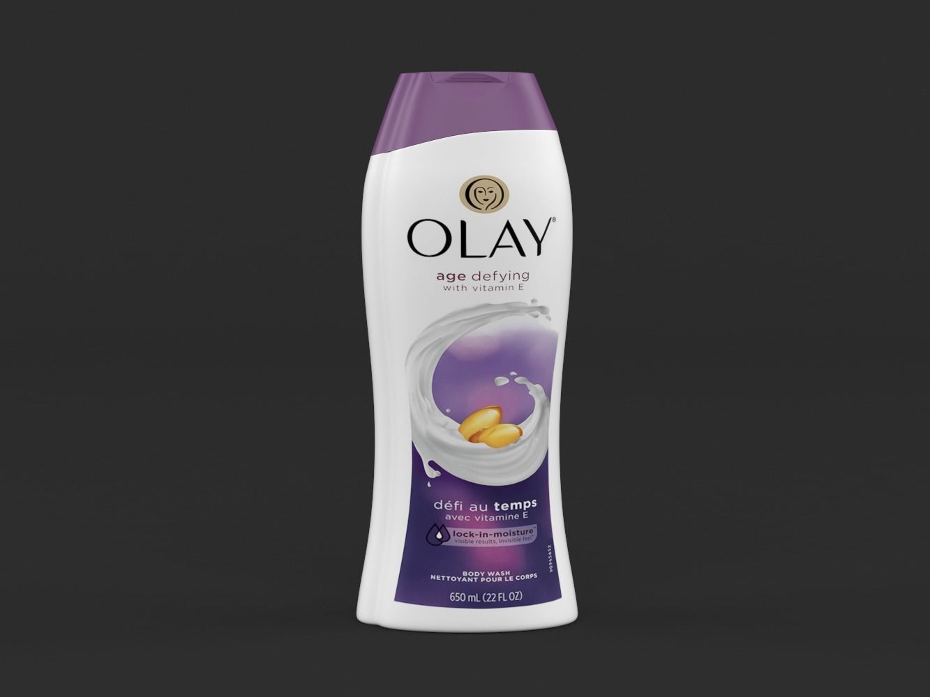 Olay Age Defying with Vitamin E Body Wash 3D model_1