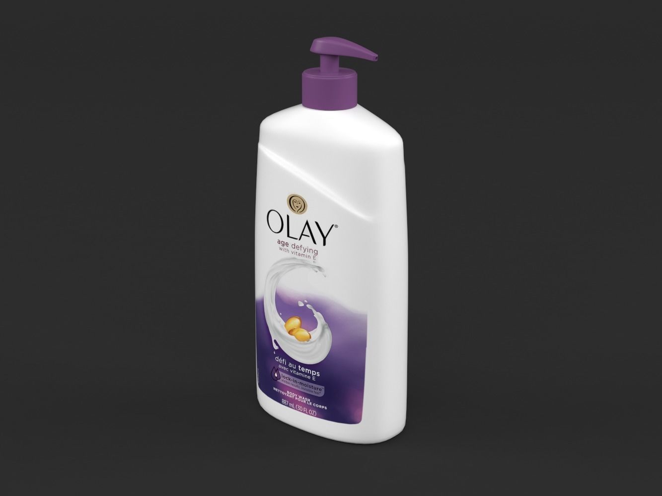 Olay Age Defying with Vitamin E Body Wash 3D model_8