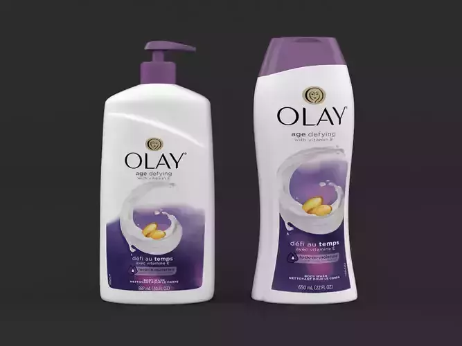Olay Age Defying with Vitamin E Body Wash 3D model