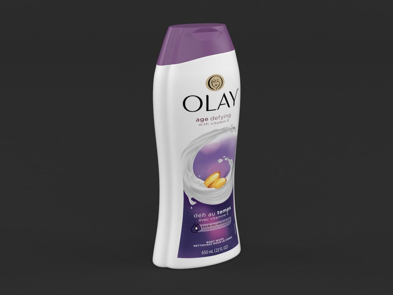 Olay Age Defying with Vitamin E Body Wash 3D model_3