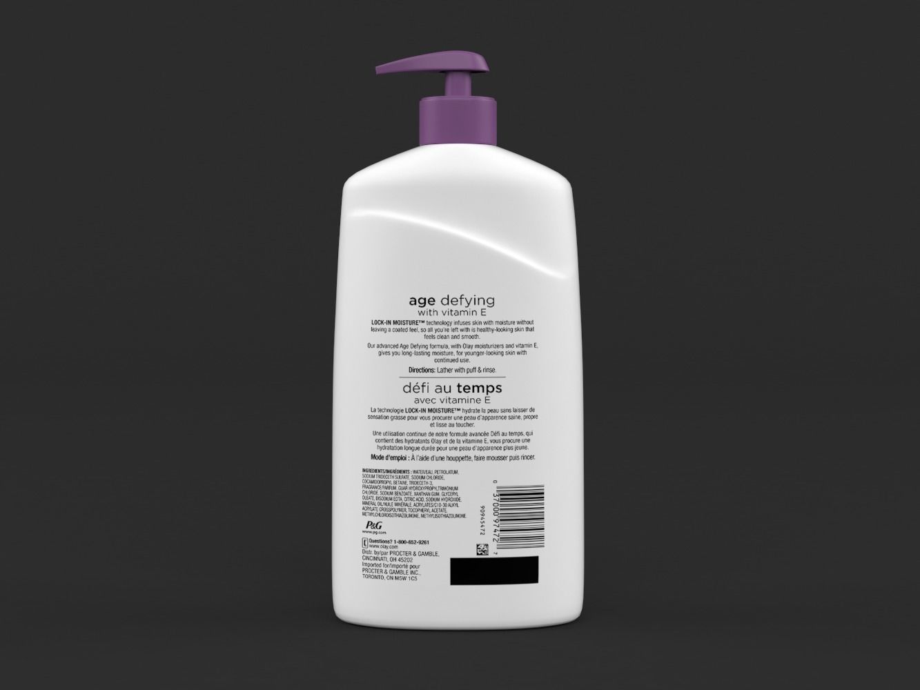 Olay Age Defying with Vitamin E Body Wash 3D model_6