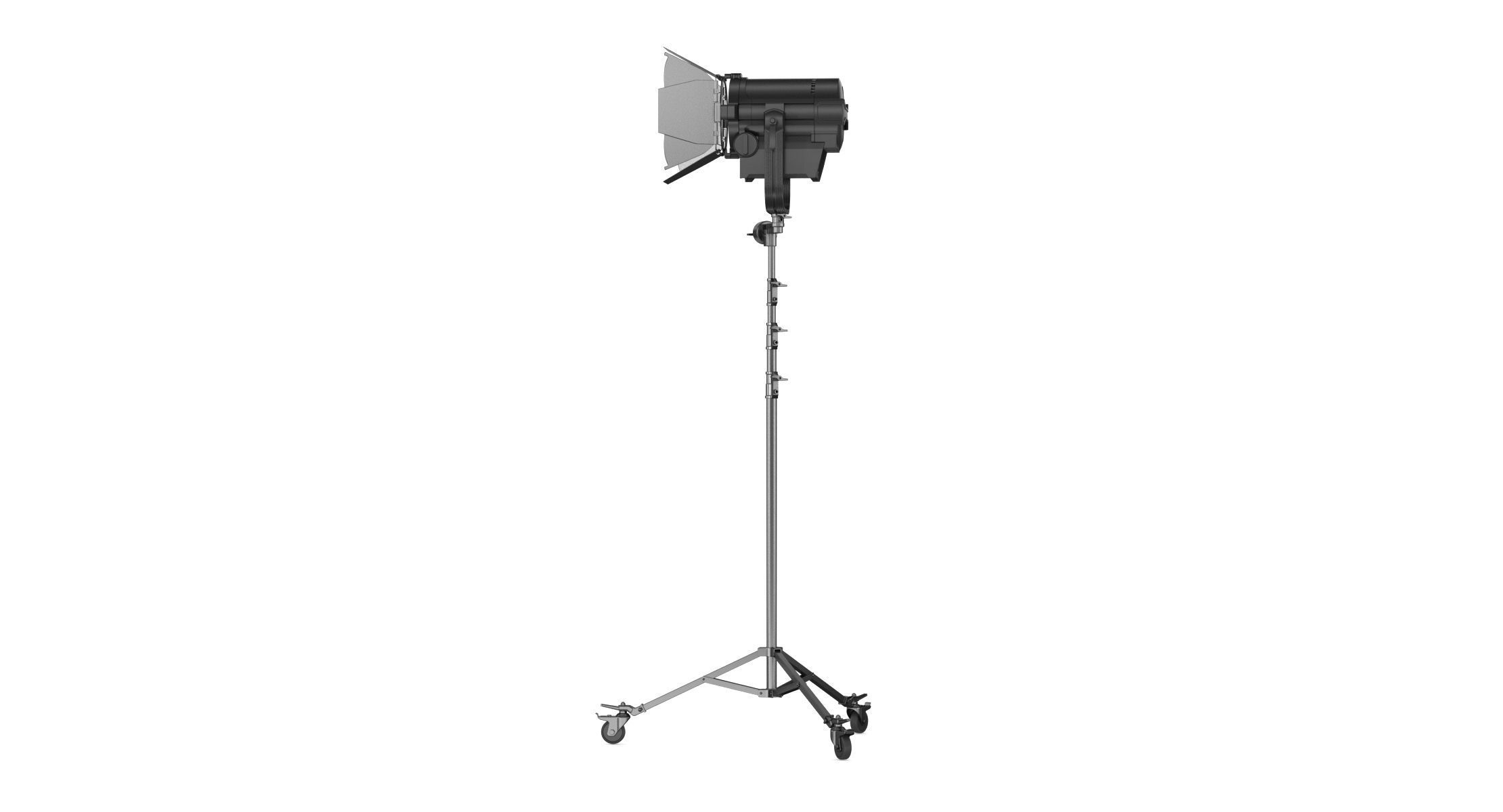 Arri L-Series L5-C with Stands and Bandoor 3D model_4
