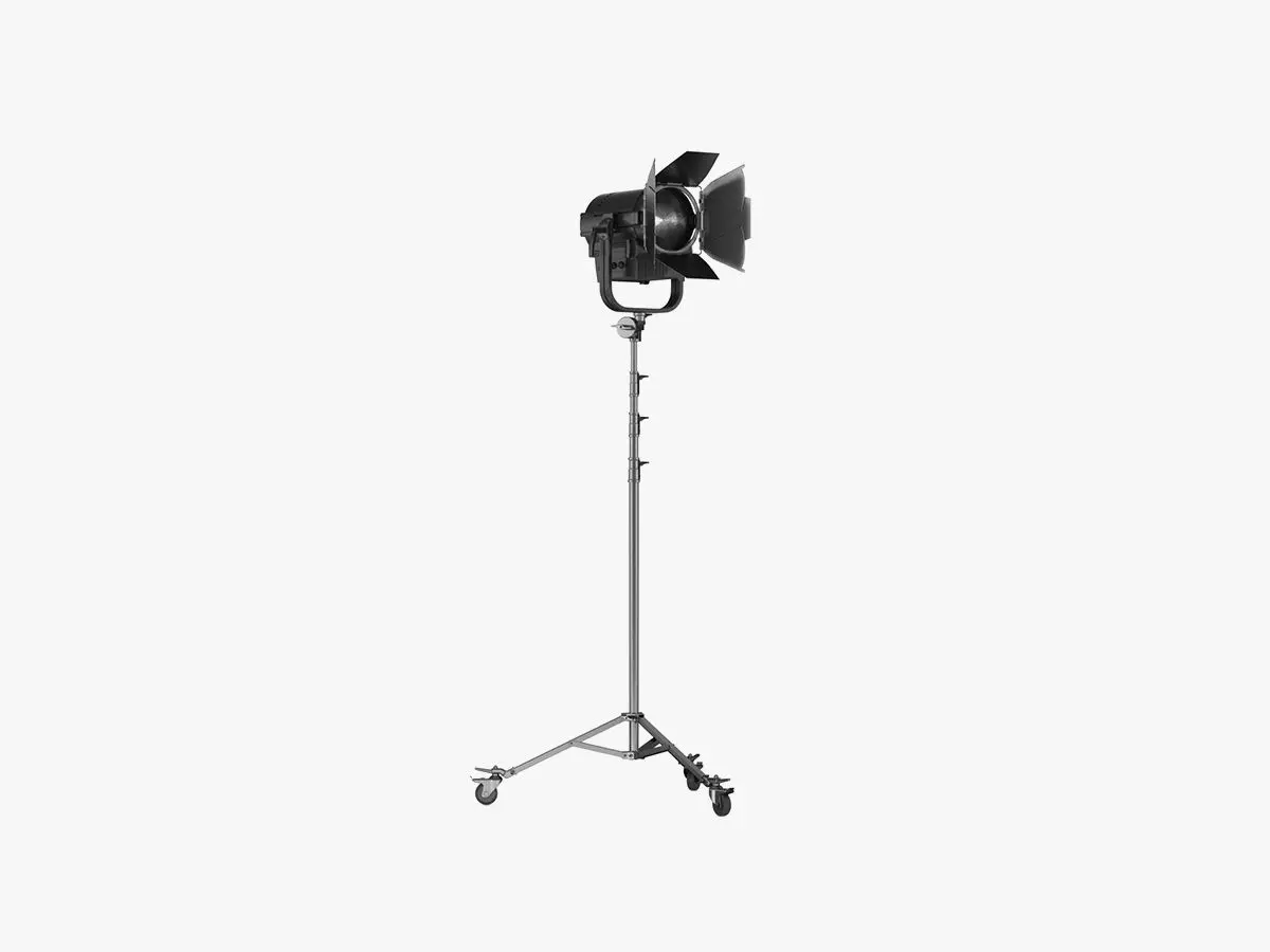 Arri L-Series L5-C with Stands and Bandoor 3D model_0