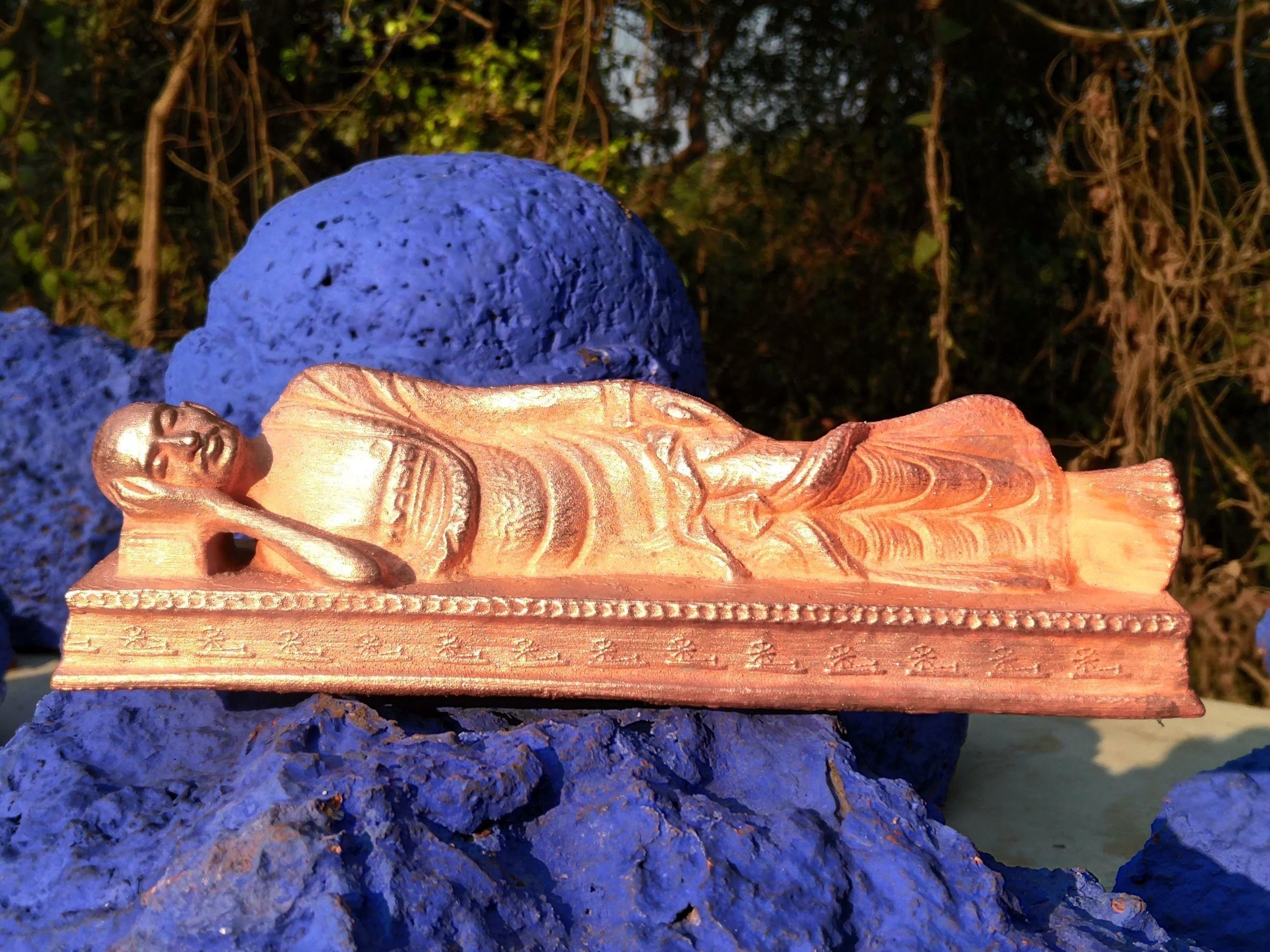 Sleeping Gandhi 3DP 3D print model_3