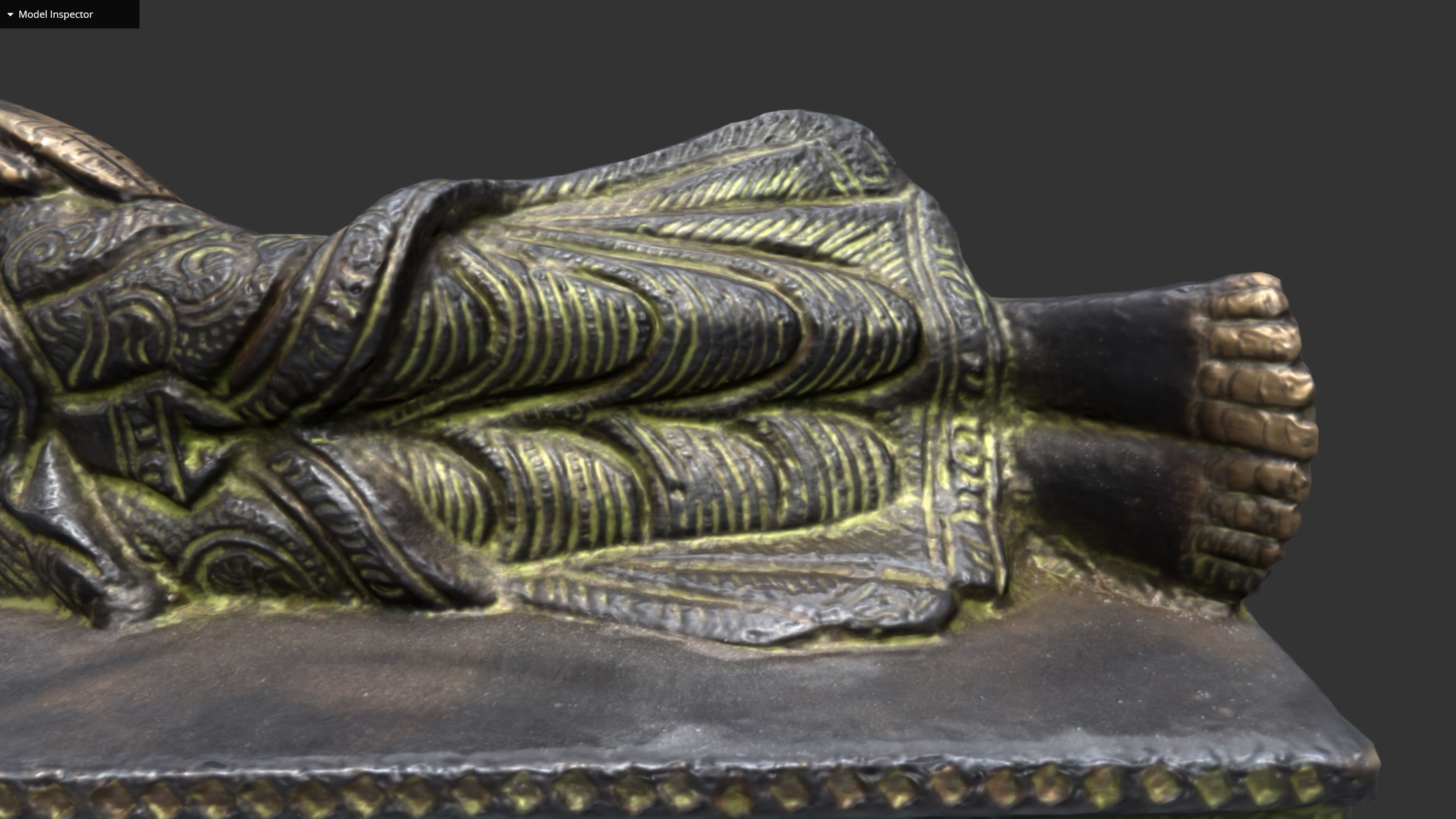 Sleeping Gandhi 3DP 3D print model_9