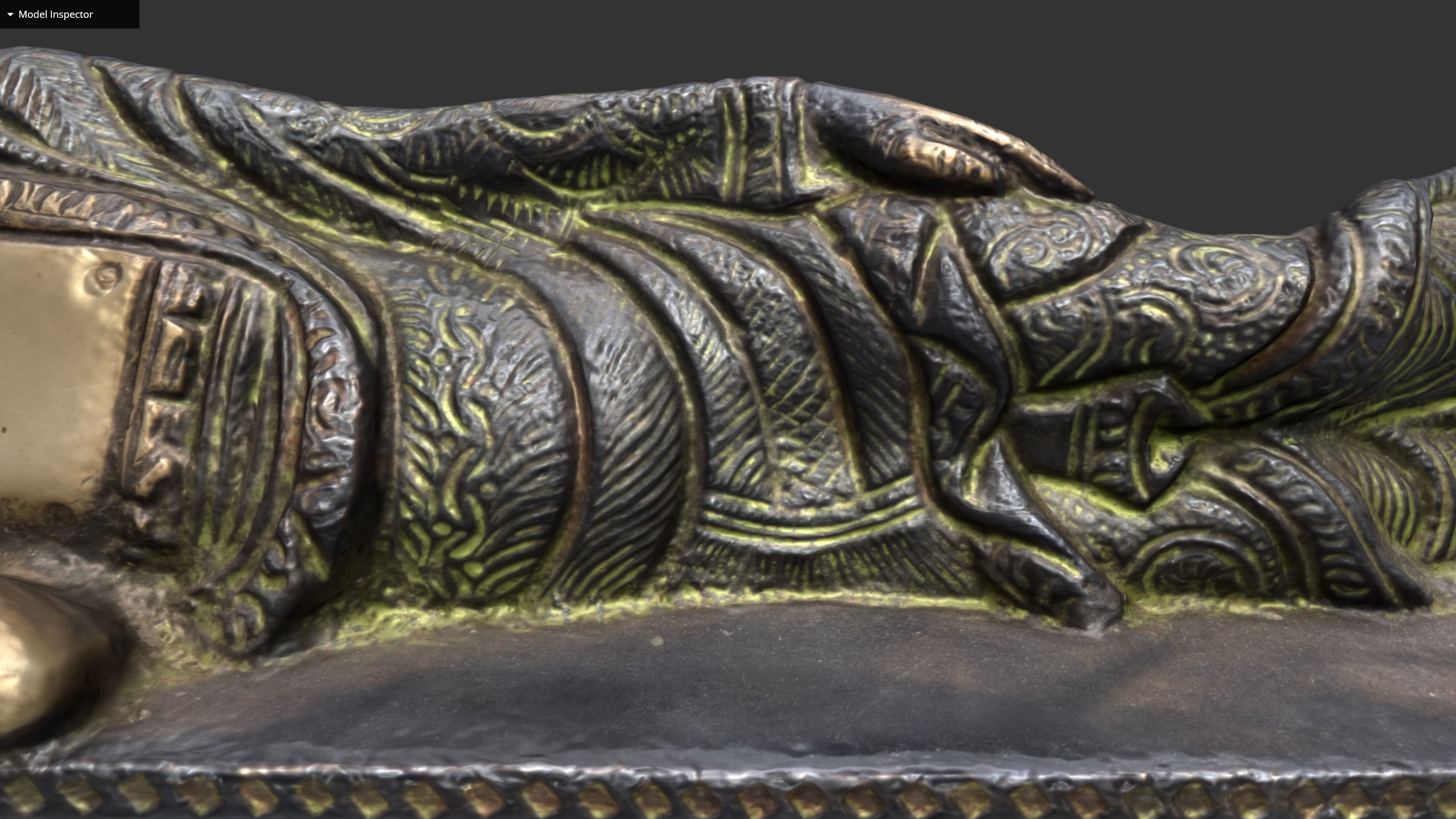 Sleeping Gandhi 3DP 3D print model_10