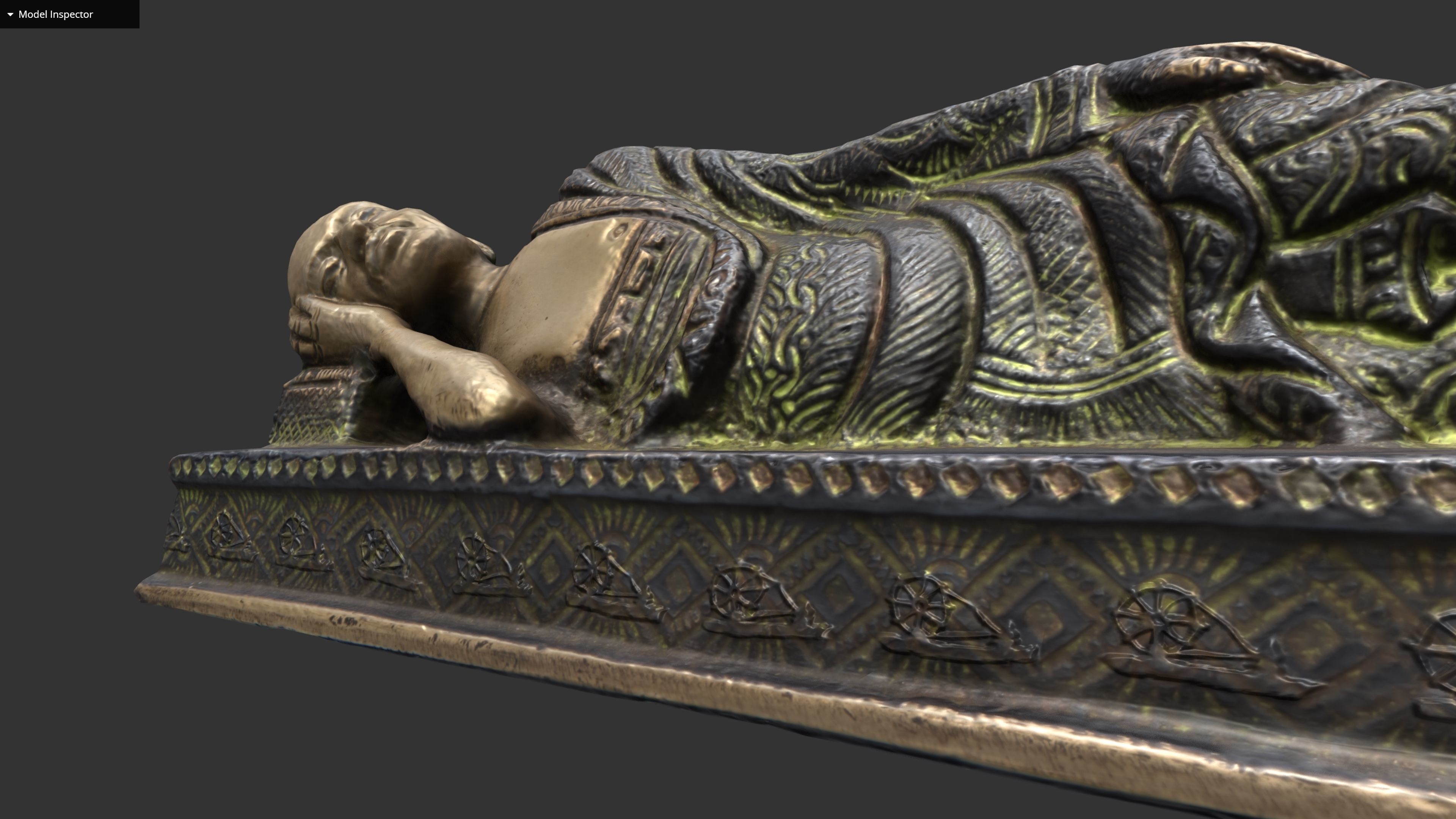 Sleeping Gandhi 3DP 3D print model_8