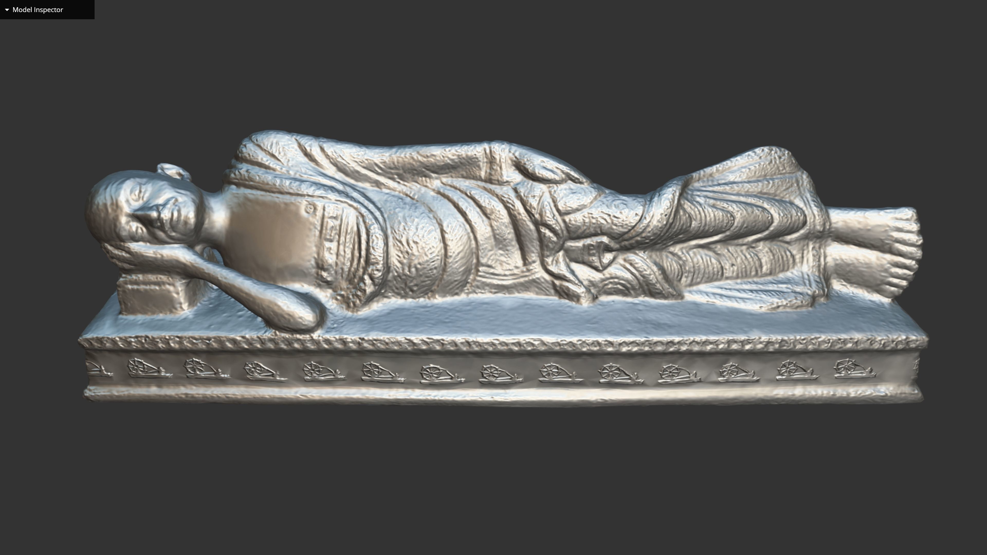 Sleeping Gandhi 3DP 3D print model_20