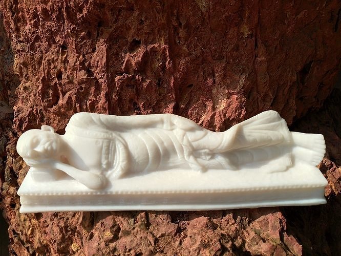 Sleeping Gandhi 3DP 3D print model
