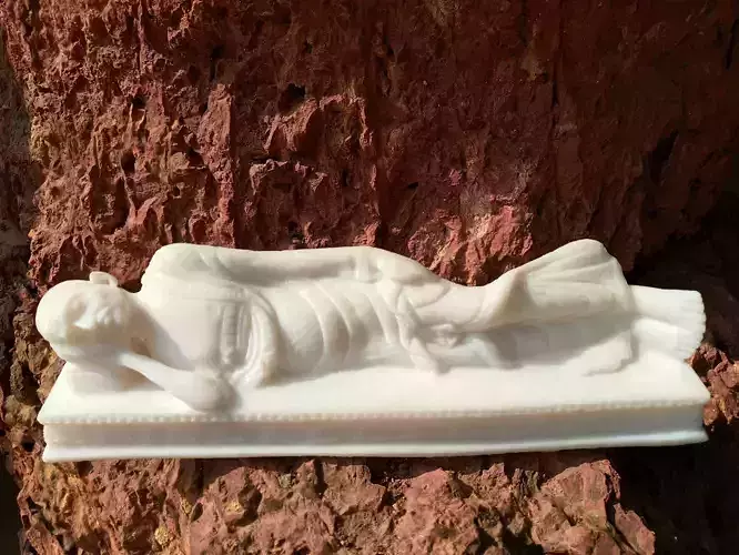 Sleeping Gandhi 3DP 3D print model