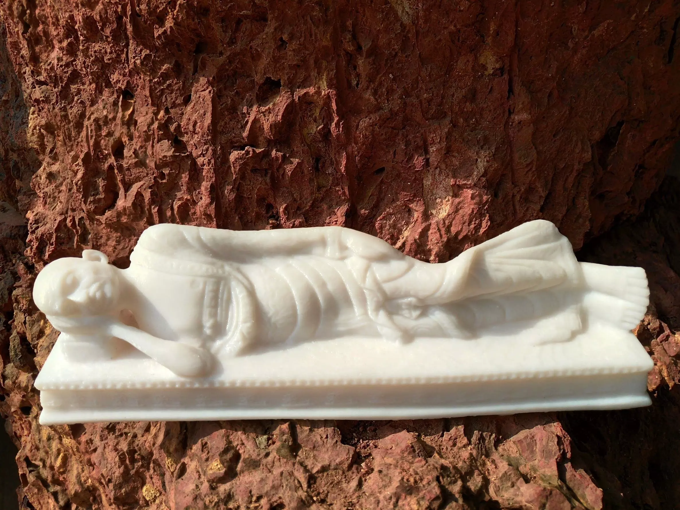 Sleeping Gandhi 3DP 3D print model_0