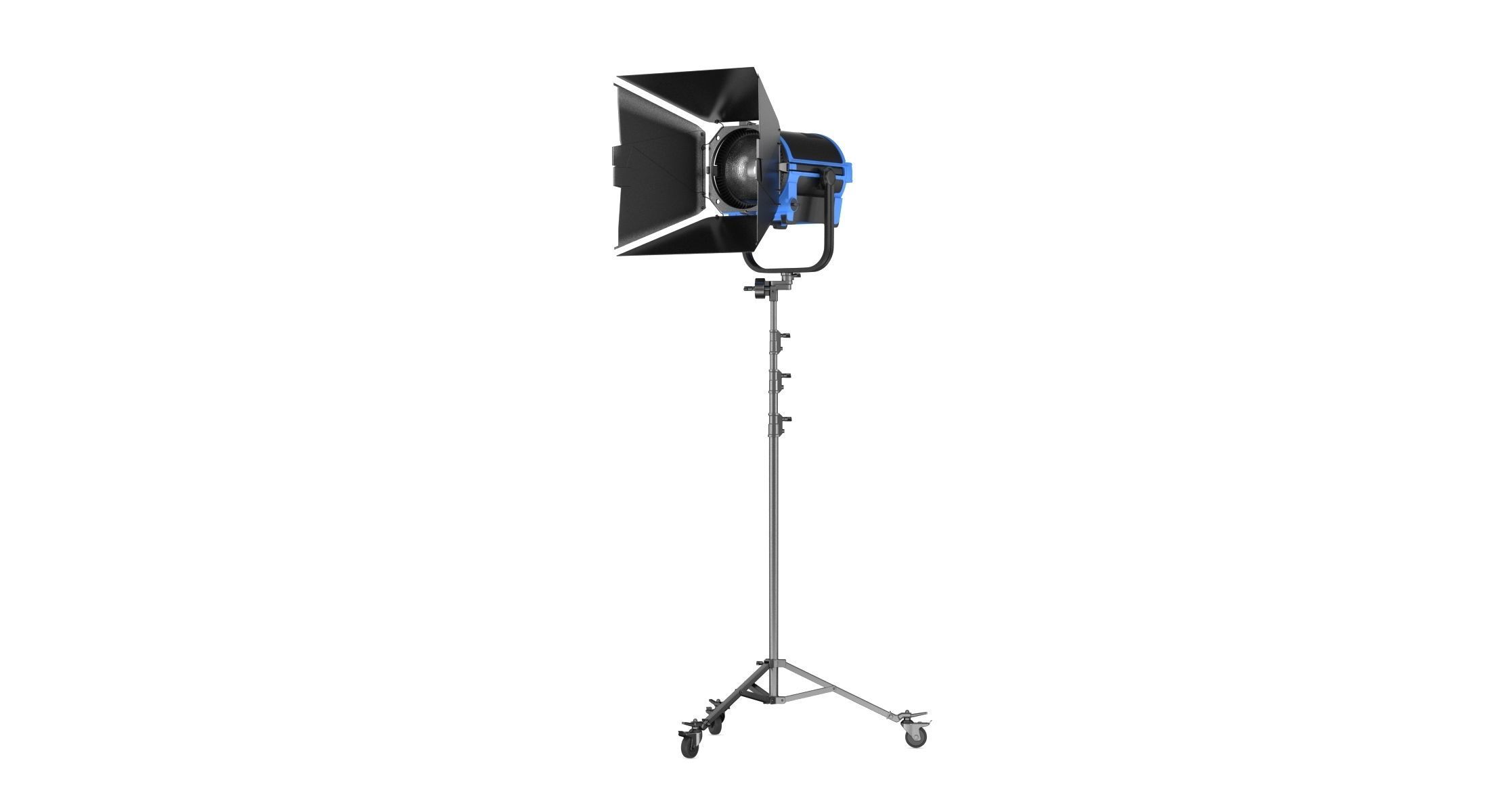 Arri L-Series L10-C with Stands and Bandoor 3D model_1