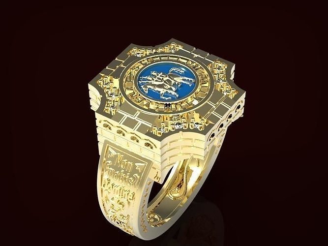 Signet Of the Knights Templar 3D print model