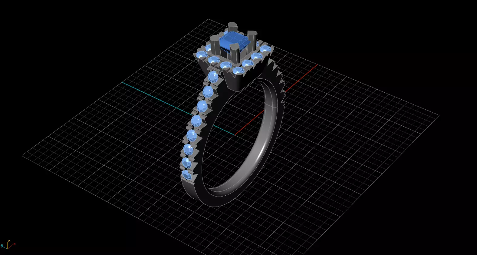 jewellery ring 3D print model
