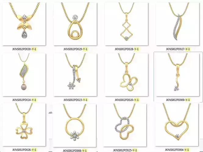 12 Light weight charms pendant 3dm stl render details 